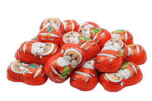 BABBO NATALE DI CIOCCOLATO AL LATTE RIPIENI CREMA AL GIANDUIA 10g BUSTA KG 1 La Suissa