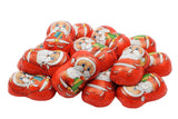 BABBO NATALE DI CIOCCOLATO AL LATTE RIPIENI CREMA AL GIANDUIA 10g BUSTA KG 1 La Suissa