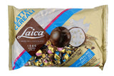 BOULES AZZURRO ROSA CIOCCOLATO AL LATTE RIPIENE DI CREMA AL LATTE E CEREALI BUSTA KG 1 Laica