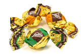 BOULES VERDE ARANCIO CIOCCOLATO AL LATTE RIPIENE DI CREMA NOCCIOLA E CEREALI BUSTA KG 1 Laica