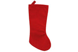 CALZA BEFANA MEDIA cm 40 PANNO ROSSA BUSTA PZ 6