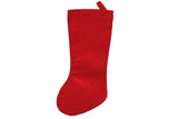 CALZA BEFANA MEDIA cm 40 PANNO ROSSA BUSTA PZ 6