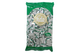 CARAMELLA GLACIA GUSTO MENTA LINEA 1926 PERUGIA SENZA GLUTINE BUSTA KG 1 Fida Candies