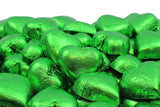CUORI VERDI DI CIOCCOLATO FONDENTE RIPIENI CREMA AL PISTACCHIO 12g SENZA GLUTINE BUSTA KG 1 La Suissa in vendita online