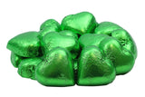 CUORI VERDI DI CIOCCOLATO FONDENTE RIPIENI CREMA AL PISTACCHIO 12g SENZA GLUTINE BUSTA KG 1 La Suissa in vendita online