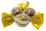 DUBAI CRUNCHY BOULES DI CIOCCOLATO AL LATTE RIPIENE DI CREMA PISTACCHIO E KADAYIF BUSTA KG 1 Sorini