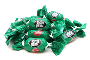 GOCCIA MENTA CARAMELLE DURE RIPIENE SENZA GLUTINE BUSTA KG 1 Elah Dufour