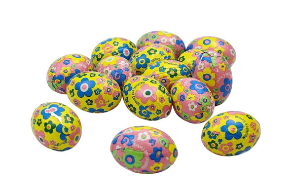 OVETTI PASQUALI DI CIOCCOLATO AL LATTE RIPIENI DI CREMA NOCCIOLA E CERALI CARTA FLOWER 12g BUSTA KG 1 Laica shop online