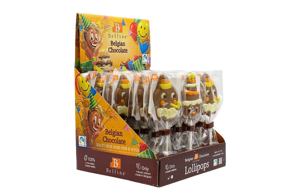 PARTY LOLLY LECCA LECCA DI CIOCCOLATO AL LATTE DECORATO Pz 24 x 25g Belfine acquisto online