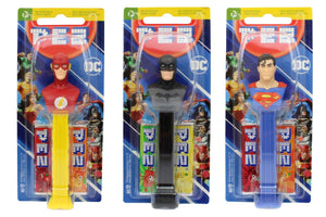 PEZ DC HEROES CANDY DISPENSER Pz 12 x 17g