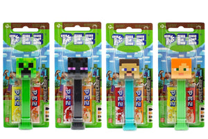 PEZ MINECRAFT CANDY DISPENSER PZ 12 X 17g in vendita online
