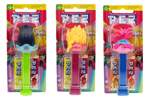 PEZ TROLLS CANDY DISPENSER PZ 12 X 17g in vendita online