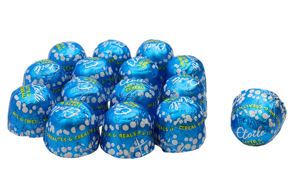 PRALINE BLU CIOCCOLATO AL LATTE RIPIENE DI CREMA LATTE E CEREALI BUSTA KG 1 Laica