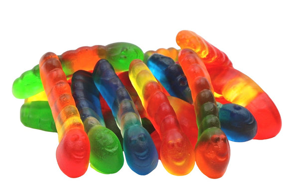 SERPENTI LUCIDI COLORATI CARAMELLE GOMMOSE GUSTO FRUTTA  SENZA GLUTINE BUSTA KG 1 Fini in vendita online