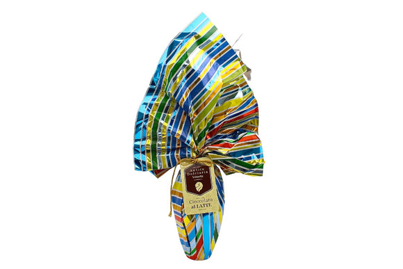 UOVA DI PASQUA 170g CIOCCOLATO AL LATTE FAZZOLETTO FIOCCO SENZA GLUTINE Antica Dolciaria Veneta shop online
