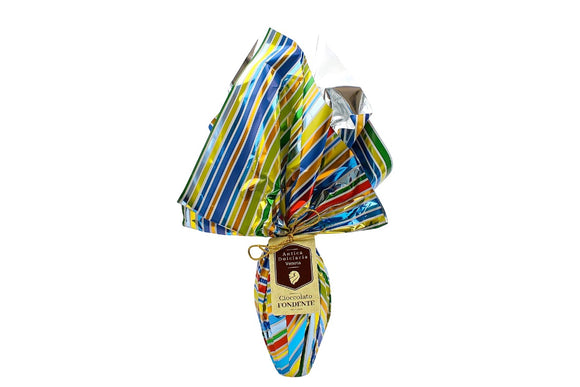 UOVA DI PASQUA 170g CIOCCOLATO FONDENTE FAZZOLETTO FIOCCO SENZA GLUTINE Antica Dolciaria Veneta shop online
