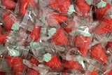 FRAGOLETTE ROSSE DI SPUMIGLIA CON FOGLIA DI ZUCCHERO INCARTATE Pz 100 x 15g Dolciaria Chirico acquisto online