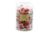 FRAGOLETTE ROSSE DI SPUMIGLIA CON FOGLIA DI ZUCCHERO INCARTATE Pz 100 x 15g Dolciaria Chirico shoponline