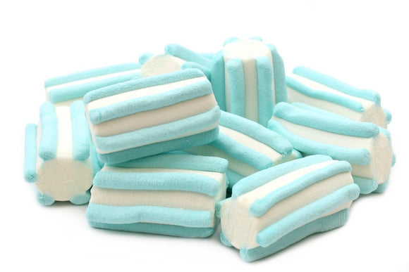 MARSHMALLOW STRIATO BIANCO AZZURRO BUSTA KG 1 SENZA GLUTINE Fini vendita online