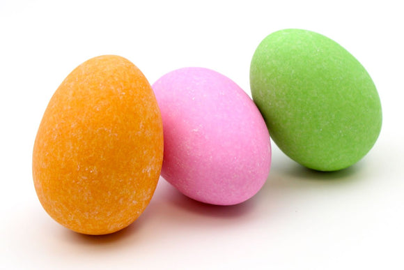UOVA DI GALLINA CIOCCOLATO FONDENTE CONFETTATO Pz 6 x 40g Del Conte in vendita online