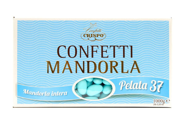 CONFETTI AZZURRI ALLA MANDORLA PELATA SCATOLA KG 1 Crispo