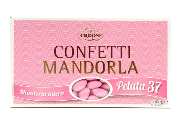 CONFETTI ROSA ALLA MANDORLA PELATA SCATOLA KG 1 Crispo