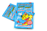 FRIZZY PAZZY PITTURA LINGUA BLU GUSTO FRAGOLA BUBBLE GUM FRIZZANTE Pz 50 x 7g