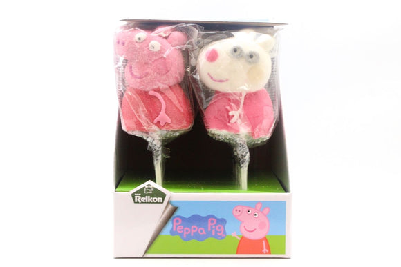PEPPA PIG MARSHMALLOW POP GUSTO FRAGOLA Pz 12 x 45g Relkon shopping online marshmallow
